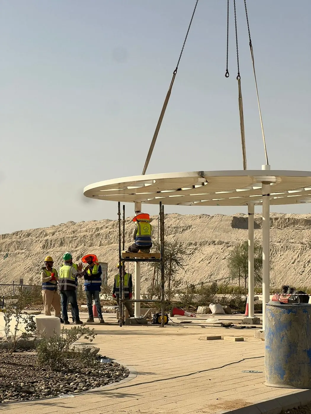 هياكل تظليل — أعمال الحديد والصلب (3 من 7)
