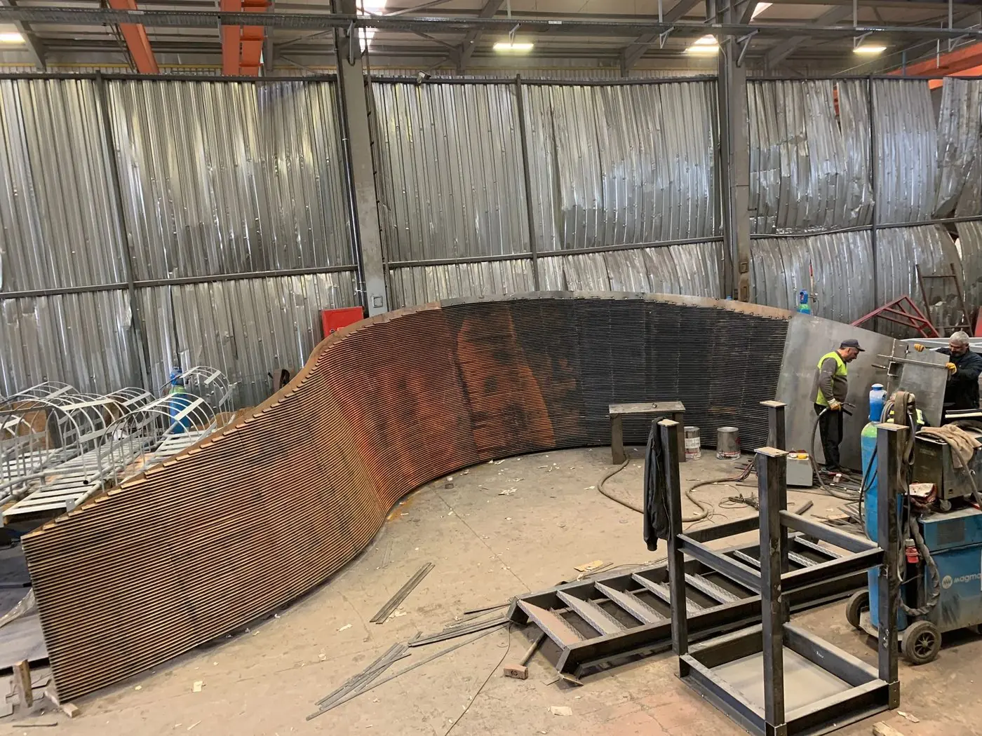 Cor-Ten Screen Walls — Weathered Steel Works (2 of 10)